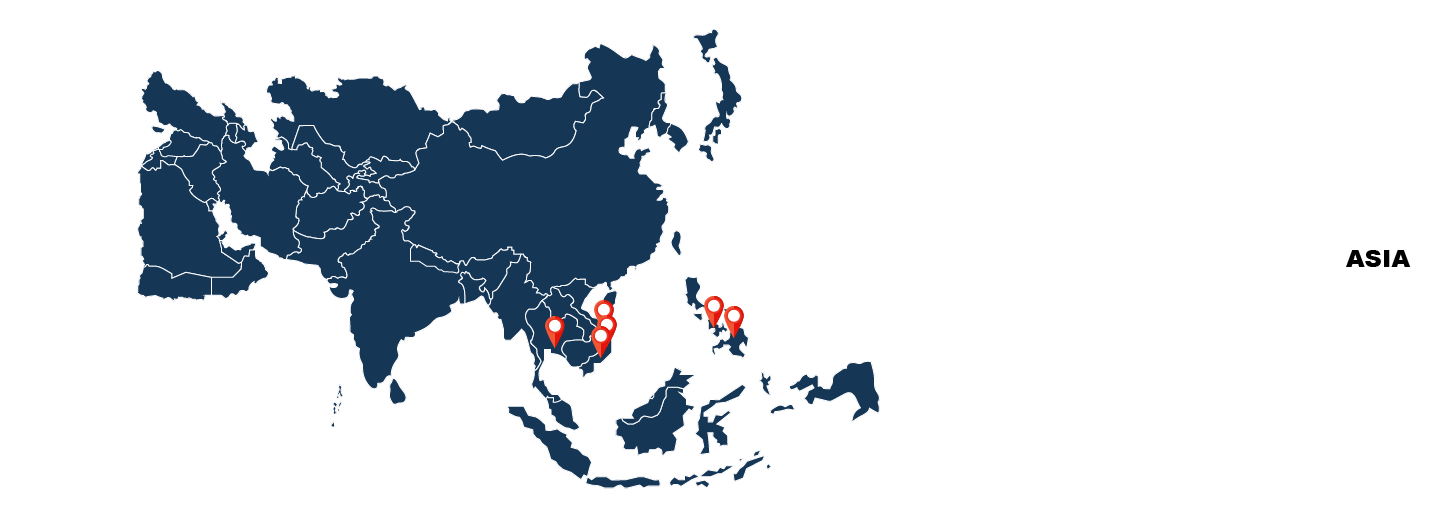 Our Asia Locations
